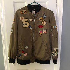 Zara trf outer wear bomber jacket